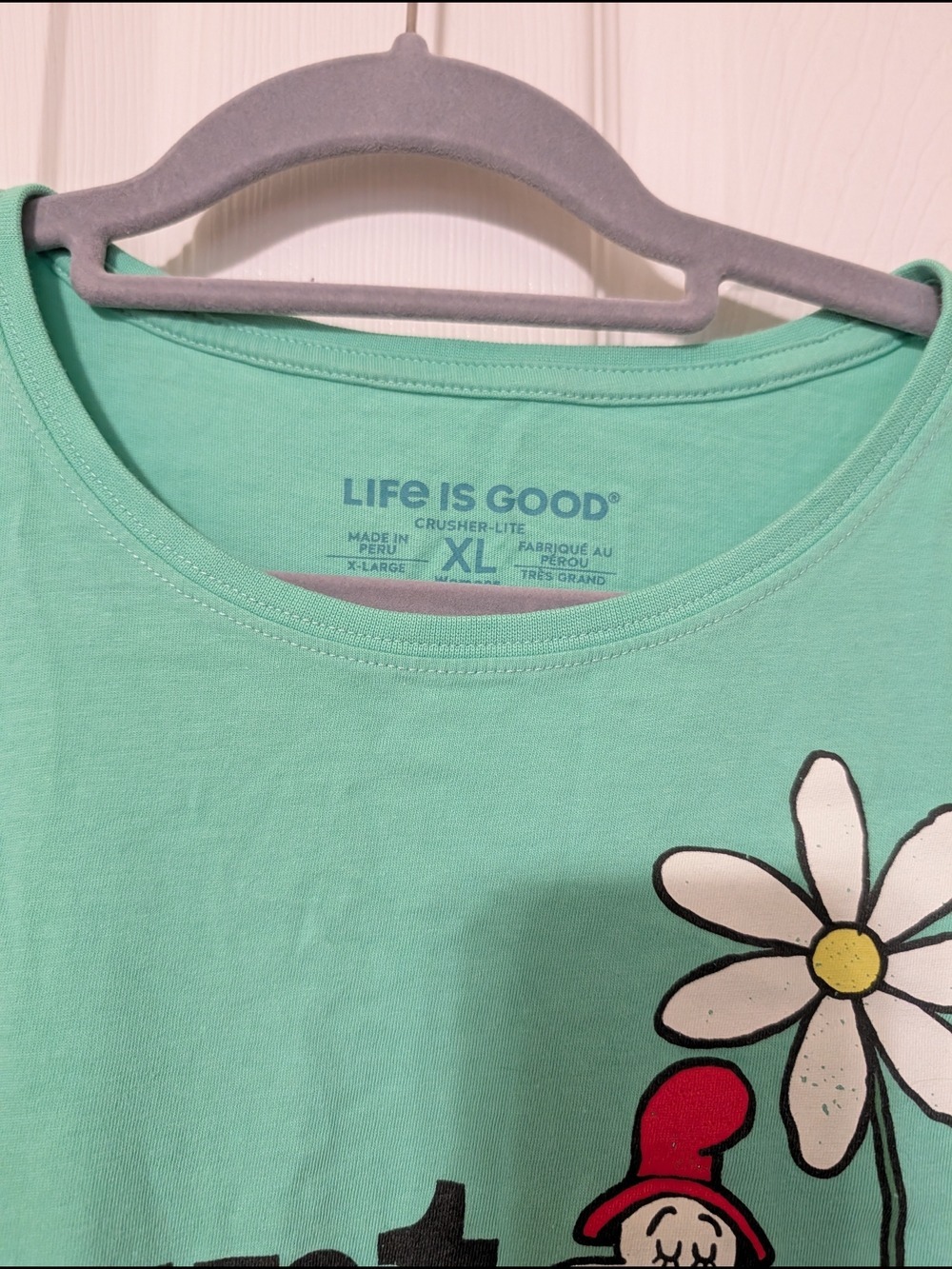 Life Is Good Mint Green 'Count Your Blossoms' Graphic Tee - Picture 3 of 4